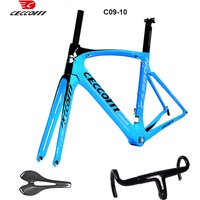 CECCOTTI RF09 model Full Carbon Road Bike Frame Fit 700C*28mm Tires V Brake Road Bicycle Frameset