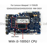 For Lenovo IdeaPad 3-15IIL05 Laptop Motherboard With i3-1005G1 i5-1035G1 CPU 4GB-RAM NM-D031 PN:5B21B36558 5B20S44270 5B21B36563