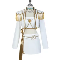 Costume de Cosplay Anime Zoey Rumi Mira, uniforme en cuir PU blanc, jeu de rôle pour fête, Halloween, tenues de carnaval