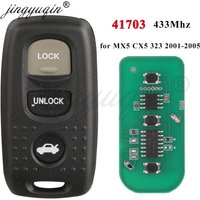 jingyuqin 41703 433MHz Car Remote Key for Mazda CX5 MX5 323 MK2.5 2000 2001 2002 2003 2004 2005 Ford Ranger 2010 3Buttons Fob