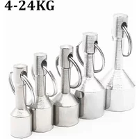 Bearing 4-24KG Super Strong Metal Magnet Check Car Keys Keychain Split Ring Pocket Keyring Hanging Holder Portable Outdoor Tools