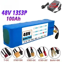 Original 13S3P 48V 100000mAh 100Ah Lithium-Ionen-Akkupack mit 1000W BMS 54,6V 100Ah 18650 Lithium-Batterie