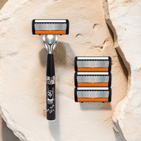 6-layer Blade Manually Change The Head To Shave Shaving Knife Shaver Armpit Retreat Private Part Hair Removal Artifact
