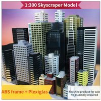 1:300 Diorama Architectural Model City Skyscraper Building Scene Display Model