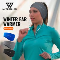 WRELS Warm Fleece Earmuffs Ear Muffs Winter Cover Cold Weather Moisture Wicking Winter Warm Fleece Headband for Outdoors Sports