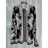 Men's classic long sleeve lapel shirt, high quality modern shirt, versatile men's top. Button cuffs. Loose, slim fit.