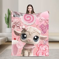 Littlest Pet Shop Blanket Quality Super Soft Throw Blanket Spring Girls Boys Couch Chair Sofa Bed Fashion Bedspread