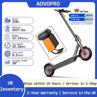 AOVOPRO 350W Motor Enhanced Edition Seat Storage Electric Scooter 25km Range Power Scooter Tyre Suspension 19mph Speed