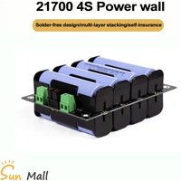 BMS 4S 16.8V 60A 120A 21700 Battery Charging Box Power Wall Holder Storage Case For Power Bank DIY Unlimited Layer Capacity