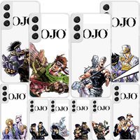 Anime JoJo Bizarre Adventure Phone Case For Samsung Galaxy S24 S25 Edge S26 Ultra S23 S22 S21 Plus S20 FE + Personalized Print C