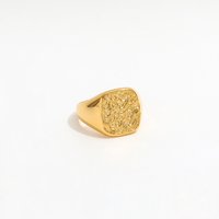 Joolim Jewelry High End PVD Wholesale Waterproof&No Fade Rough Statement Stainless Steel Ring For Women