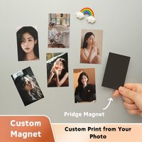 Custom Photo Refrigerator Magnet, DIY Birthday and Christmas Custom Gift, Anniversary Gift, Exquisite Decoration, Ideal Gift
