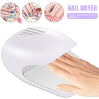 Mini Nail Dryer Quick Drying Portable Blow Nail Dryer for Regular Nail Polish Battery Operated Nail Fan Dryer Nail Art Safe Tool