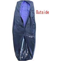 Fancy Dress PVC mummy Bag Wear Two Side Shiny faux leather Sleeping Bag Bodysuit Costumes bodybag Stage Props