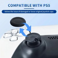 4/6/10PCS Joystick Replacement Caps for PS5/4 Controller Thumbstick Grip Cover Caps Repair Parts For Playstation 5 Accessories