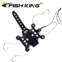 FISH KING Carp Fishing Bait Feeder Group High Carbon Steel Hook With PE Line for Carp Fishing Accessories 30/40/50/60/70/80g