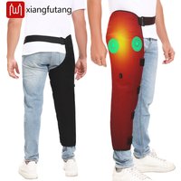 Long Hip Leg Heating Pad with Vibration Massager Leg Warmer Electric Heated Leg Wrap for Hip & Thigh & Knee & Calf Pain Relief