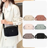 Large Capacity Nylon Messenger Bag โ Waterproof Square Crossbody with Multi-Layers for Street Style & Travel