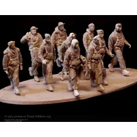 1/35 Resin Soldier model kits figure colorless and self-assembled (10 pcs)A-1364