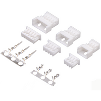 10/50 Sets Micro JST 1.25mm Wire to Wire Type Connector Kit with Male/Female Housing And Terminals for Electronics