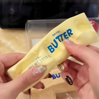 Butter Stick Squishy Fidget Toys Elastic Cheese Stick Funny Squeeze Prank Toy Stress Anxiety Relief Game interesting toys