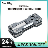 SmallRig Folding Screwdriver Kit Wrench Set Portable Hand Tool Set 4 Allen Wrenches 2.5, 3, 4, 3/16, 1 flat screwdriver 2495