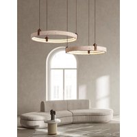 Upgrade Your Home With Our Exquisite LED Chandelier Crafted From Natural White Stone Dimming Function Wood Deco 40-60cm