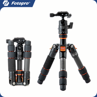 Fotopro Mini Tripod Portable Desktop Carbon Fiber Travel Tripod for Camera with Ball Head X-GO MINI2