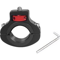 Aluminum Alloy Mount 1/4'' Screw Bicycle Bike Handlebar Clip Holder Clamp for Gopro13 12 for Insta360 X5 DJI Camera Accessories
