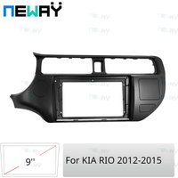 Car Radio Fascia For KIA RIO 2012-2015 Auto Stereo Audio Player DVD Panel Dash Kit Frame Center Console Holder