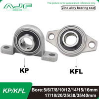 Zinc Alloy Diameter 5mm-40mm Bore Ball Bearing Pillow Block Mounted Support Kfl08 Kfl000 Kfl001 Kp08 Kp000 Kp001 Kp002