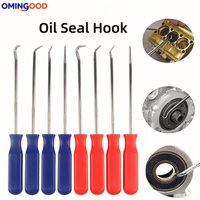 OMINGOOD 4Pcs 5.5in Car Auto Vehicle Oil Seal Screwdrivers Set O-Ring Seal Gasket Puller Remover Pick Hooks Repair Tools for car