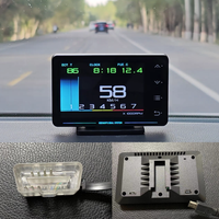Ulepszony wyświetlacz LCD XS GPS+OBD2 Skaner Diagnostyczny Samochodowy Miernik Samochodowy Head Up Display