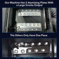 Lying Smoke Machine Maker Hazer Equipment for Stage Party Wedding 3000W Double Tube Water Mist Low Fog Machine DMX Remote