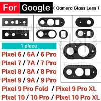 Rear Camera Glass Lens For Google Pixel 6 6A 6Pro Pixel 7 7A 7Pro Pixel 8 8A 8Pro Pixel 9 9A Pixel 9Pro Fold XL Pixel 10 Pro XL
