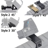 Tactical RM 30/45° Offset Rail Mount For AR15 RM Red Dot Sight Flashlights Scope 45 Degrees 30 Degrees Metal Side Riser Mount
