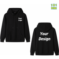 Fashion 9 Colors High-Quality Pullovers Custom Logo Printed Personal Group Brand Embroidery Men and Women 100% Cotton Hoodies