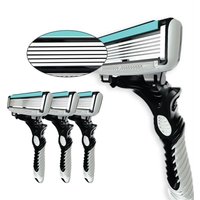 1pc/3pcs/5pcs High-Quality Manual Razor โ 6-Layer Sharp Blades for Smooth & Comfortable Shaving for Menโs Grooming & Daily Use