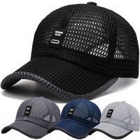 Casquette de Baseball en maille pour hommes et femmes, casquette d'été respirante, chapeau de papa, de pêche en plein air, Gorras en os, casquette de camionneur, 2023