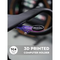 AliExpress TOSEEK Titanium Alloy 3D Printed Bicycle Computer Extended Bracket Bicycle cell phone holder Bicycle stand Wahoo Garmin mount