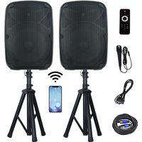 Professional Audio 1000W Wireless Sets PA Speaker System Sound Box Portable Party DJ System