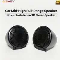 2pcs 3-inch car speaker, car mid to high frequency full range speaker, high fidelity stereo 3D surround sound car center speaker