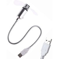 Portable USB-Powered Cooling Fan USB Fan Gooseneck Air Blower Flexible Cooling Fan for Desktop PC Computer Laptop
