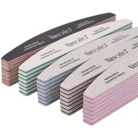 5Pcs/lot Professional Manicure Set 100/180 Grit Gel Polishing Nail Files Grinding Buffer Nails Trimming Tools