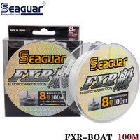 Original SEAGUAR FXR BOAT Fishing Line 6LB-30LB 100% FLUOROCARBON Fishing Lines 100M Japan Carbon Fiber Line