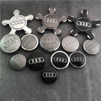 AUDI Wheel Center Cap Hub Covers 4pcs/Set 60mm 61mm 68mm 69mm 135mm Car Styling Badge for A3 A4 A5 A6 A7 A8 S4 Auto Accessories