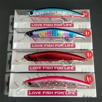 TSURINOYA 4pcs NEW COLOR Sinking Minnow 110S DW77 110mm 22g Long Casting Fishing Lure Large Trout Seabass Sea Fishing Hard Bait