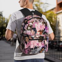 Michael Jackson (3) Backpack Daypack Large Capacity Boys Girls BookBag School Bag Shoulder Bags for Men Women