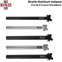 AliExpress NONE UNO MTB Road Bicycle Aluminum seatpost 27.2/30.9/31.6mm*350/400mm Bike Seat Post Seat Tube