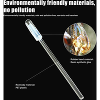 24Pcs Resin Synthetic Stick Camera Portable Lens Cleaner Dust Fingerprint Removal For Phone Camera Lens Cleaning Tool
